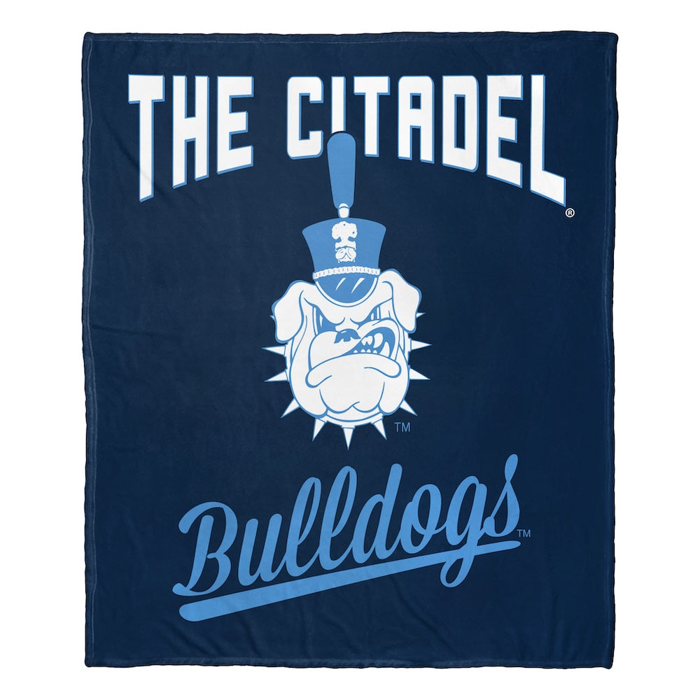 NCAA Citadel Bull OFFICIAL Throw Blanket
