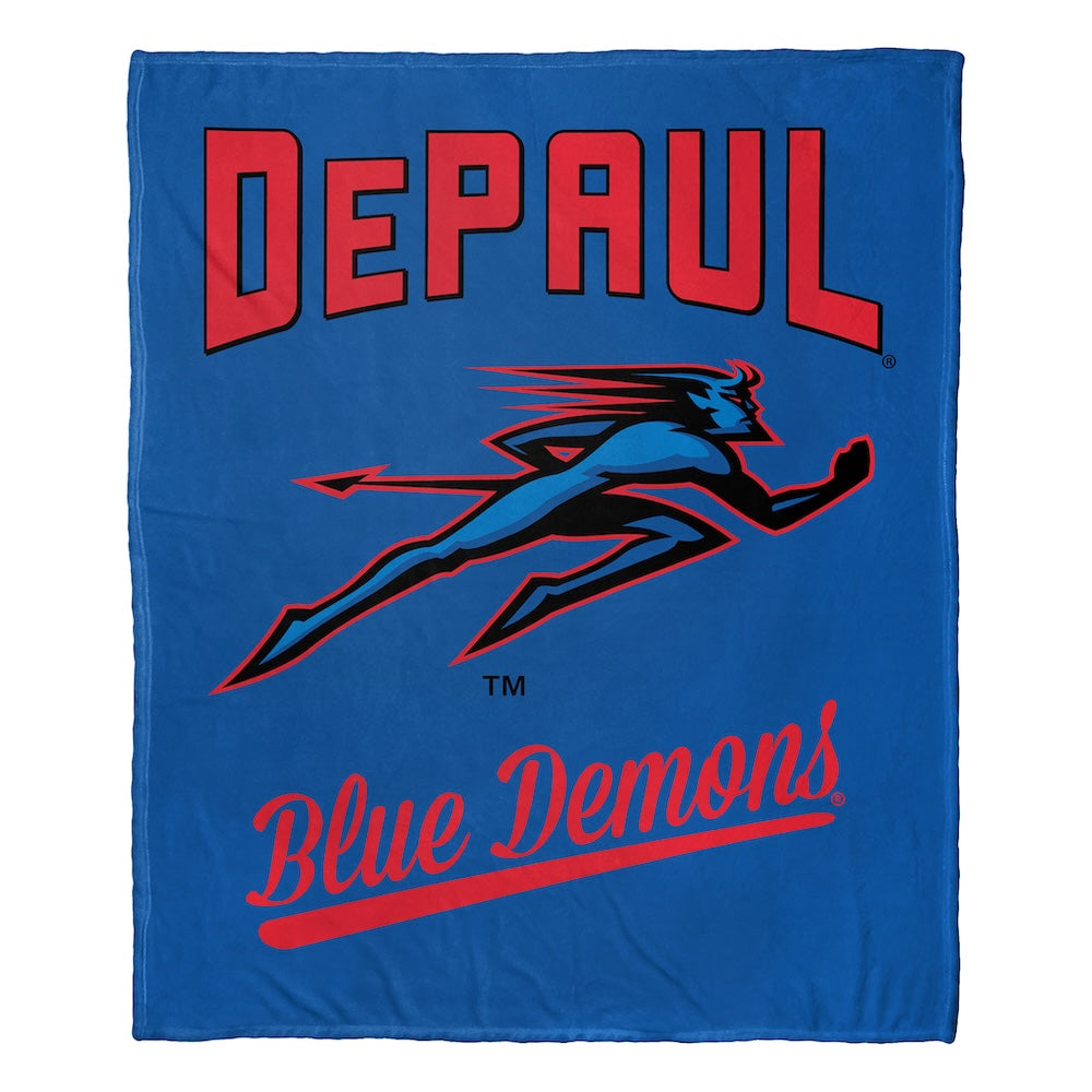 NCAA DePaul Blue De OFFICIAL Throw Blanket