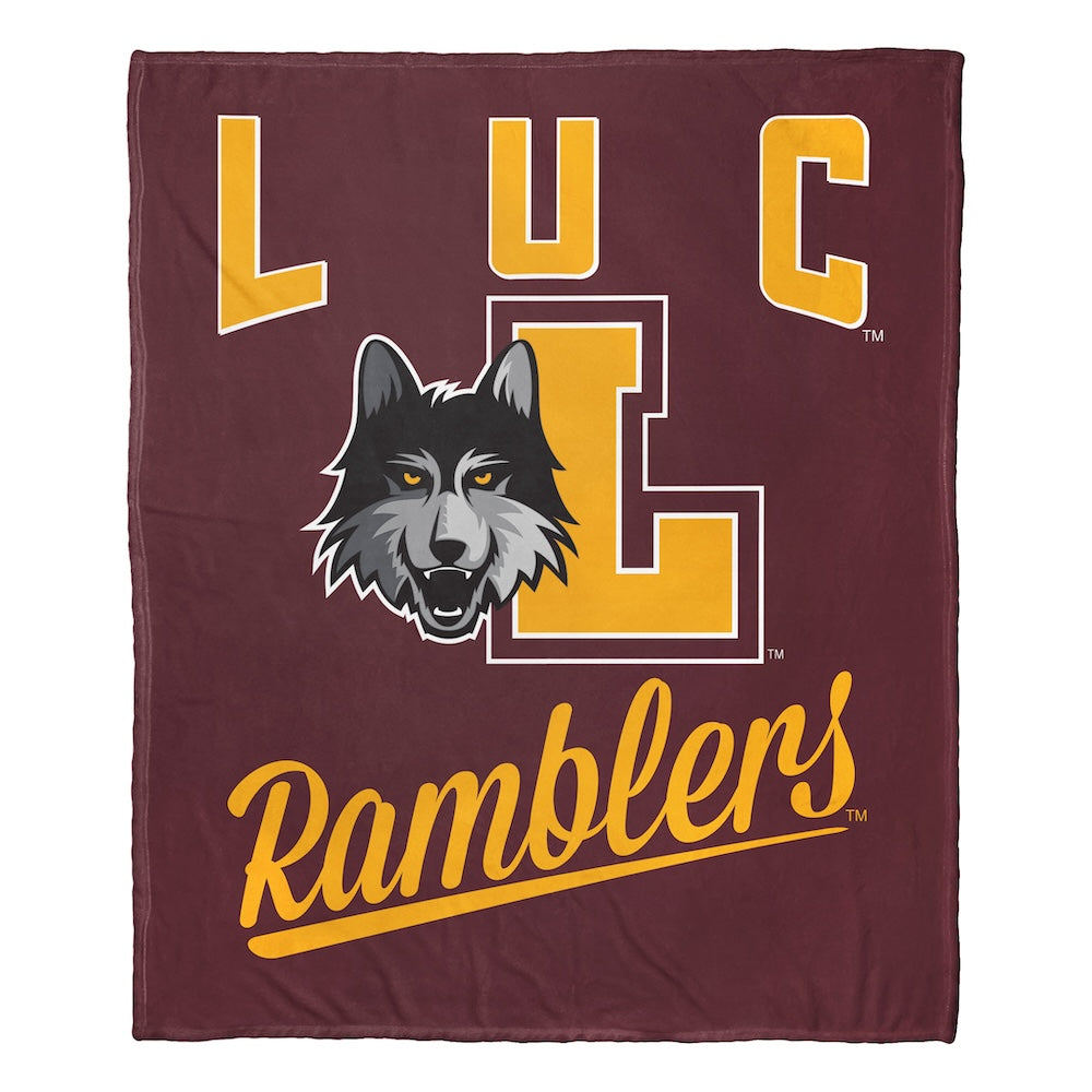 NCAA Loyola Chicago Ramb OFFICIAL Throw Blanket