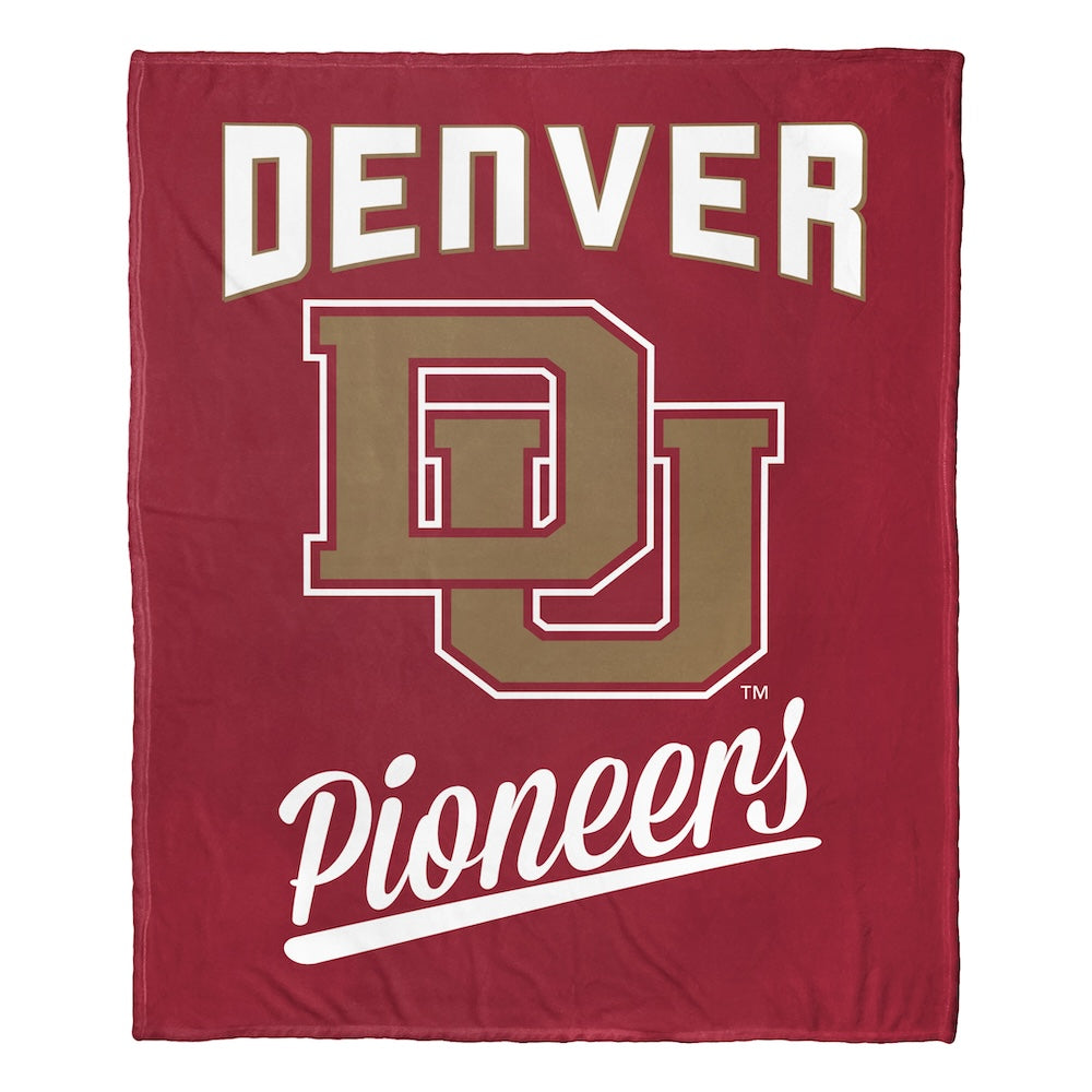 NCAA Denver Pion OFFICIAL Throw Blanket