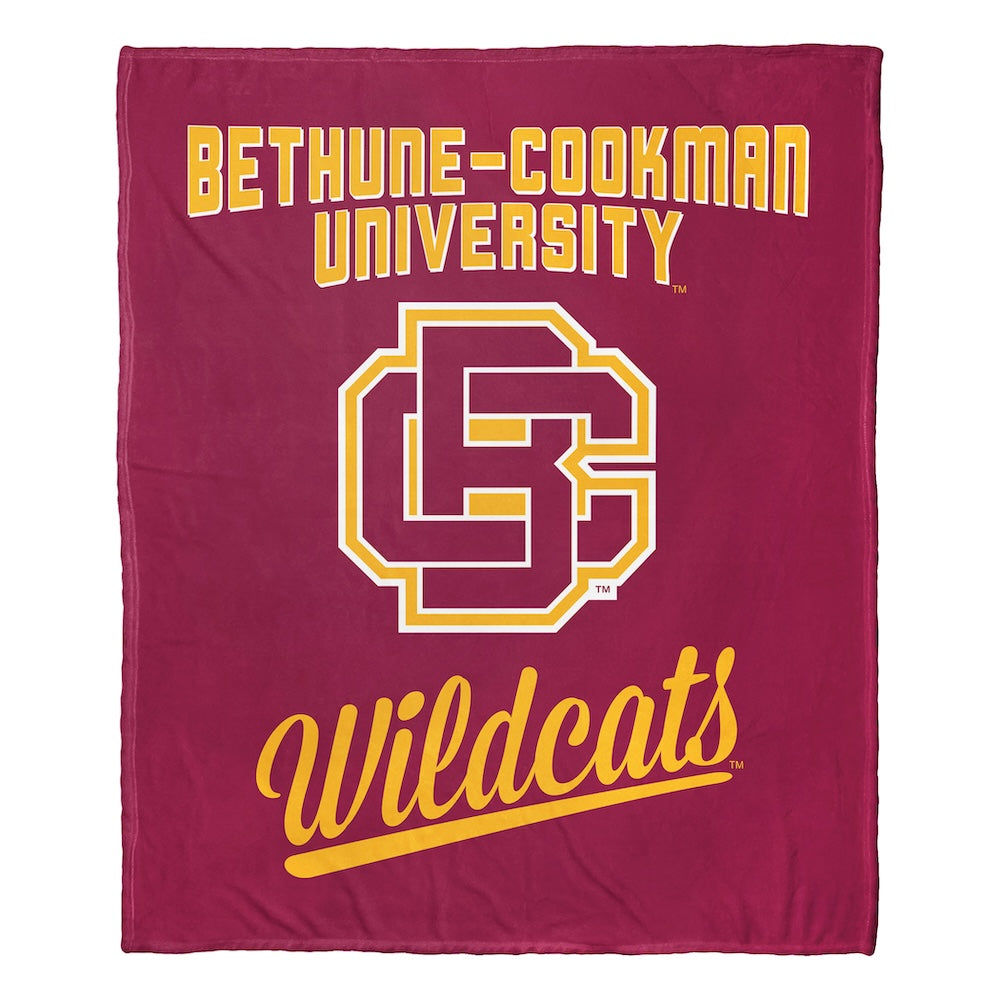 NCAA Bethune Cookman Wild OFFICIAL Throw Blanket