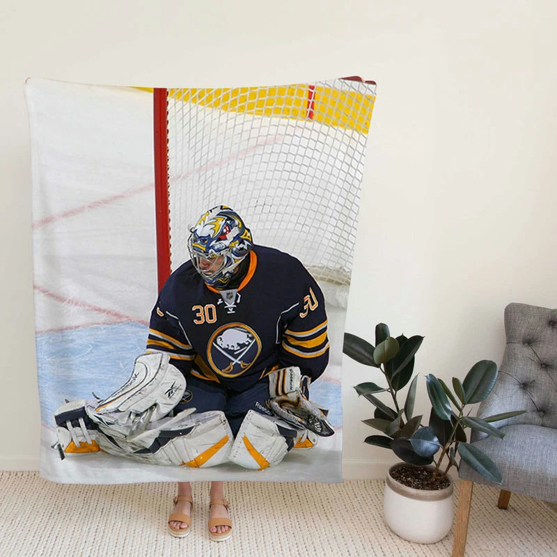 Ryan Miller NHL Player Fleece Blanket