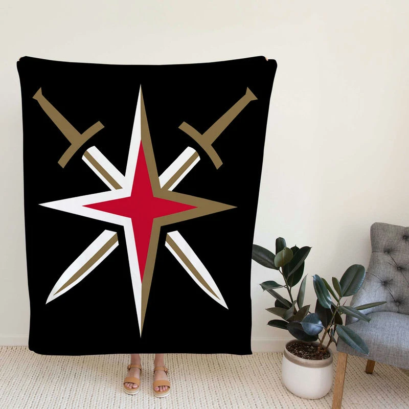 V Golden Kni Excellent NHL Team Fleece Blanket