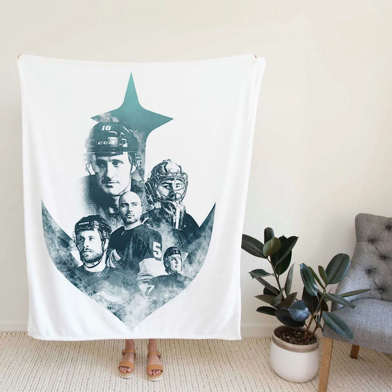 Seattle Kraken NHL Team Fleece Blanket