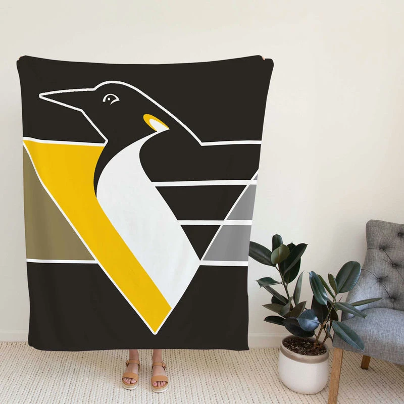 Pburgh Peng Ntanley Cup Fleece Blanket