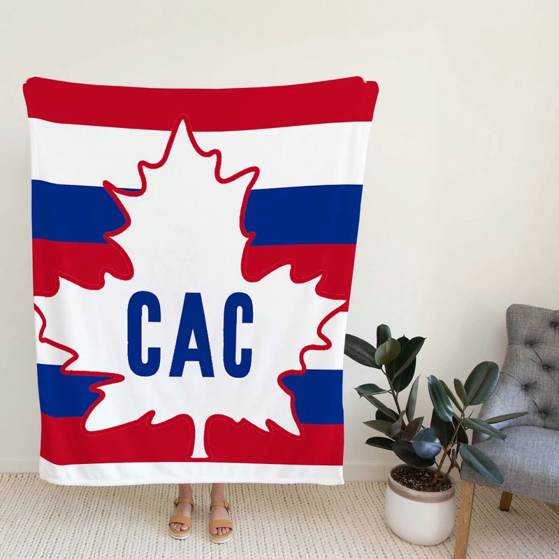 Energetic NHL Hockey Team Montreal Canad Fleece Blanket