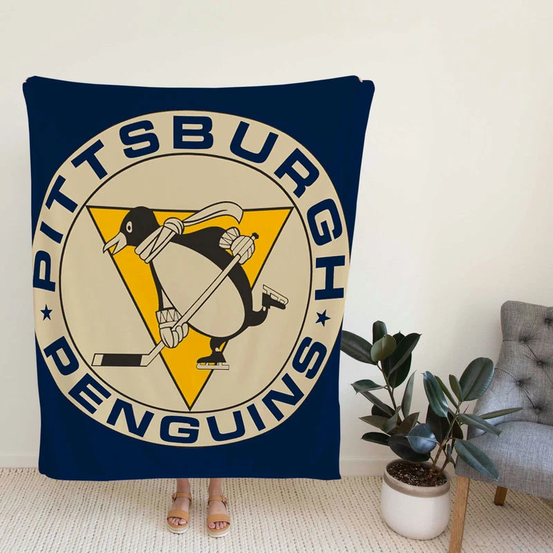 Pburgh Peng NHL hockey Fleece Blanket
