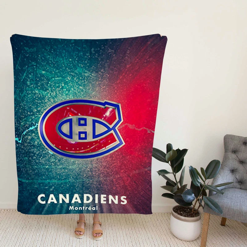 Montreal Canad Prsional NHL Hockey Club Fleece Blanket