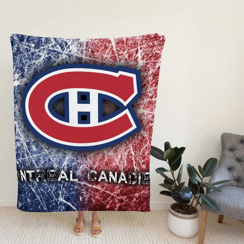 Canad Strong NHL Hockey Club Fleece Blanket