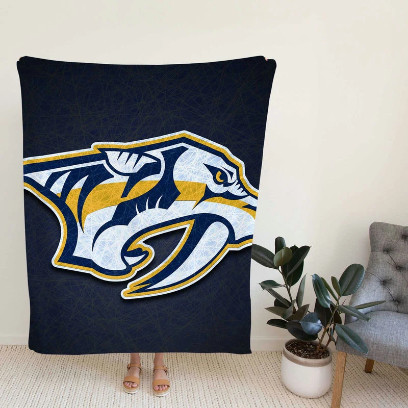 Nashville Preda Excellent NHL Hockey Team Fleece Blanket