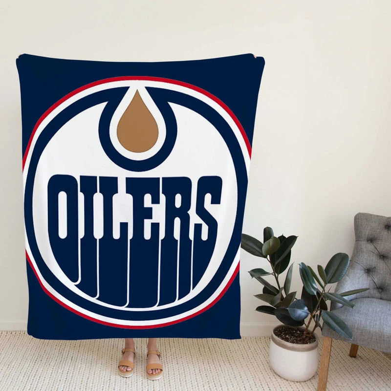 Edmonton Oi Prsional NHL Hockey Team Fleece Blanket