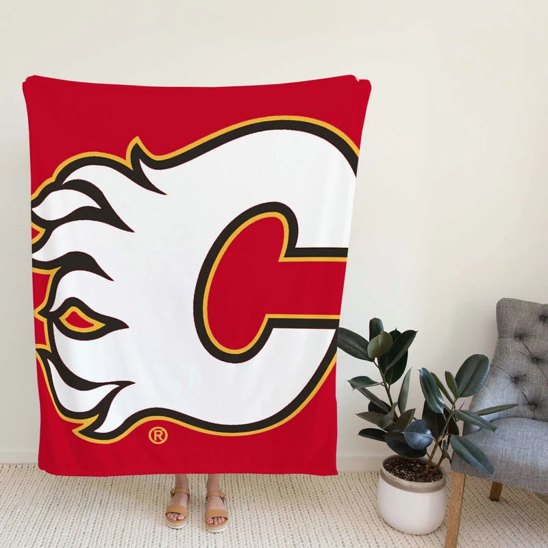 Calgary Fl Prsional NHL Hockey Team Fleece Blanket