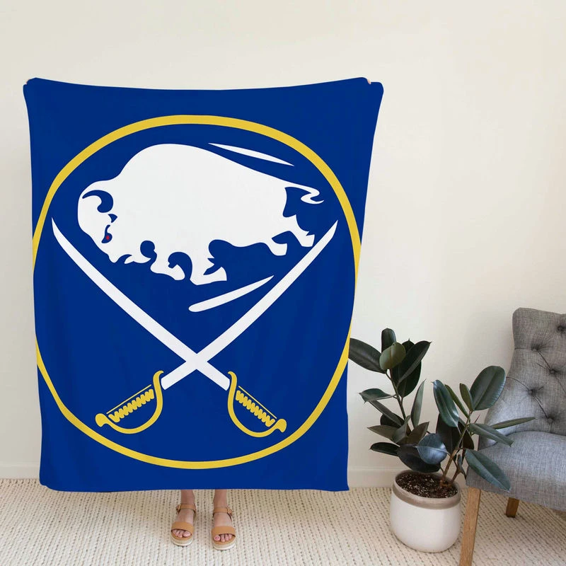 Buffaa Prsional NHL Ice Hockey Team Fleece Blanket