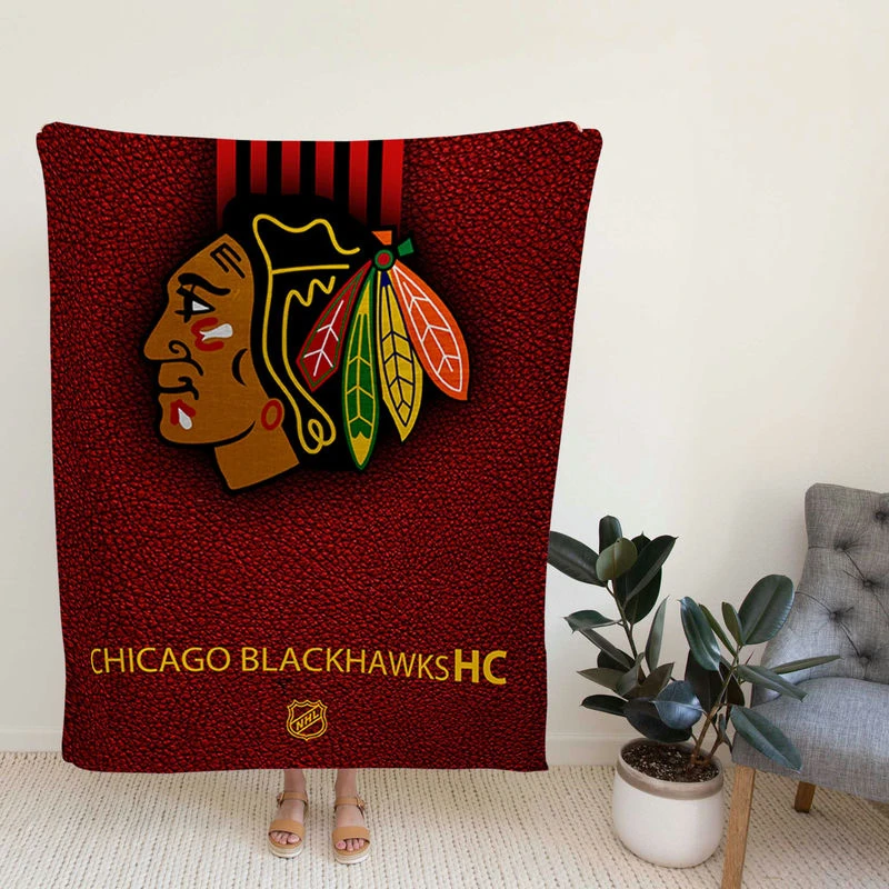 Chicago Blackh Excellent NHL Hockey Team Fleece Blanket