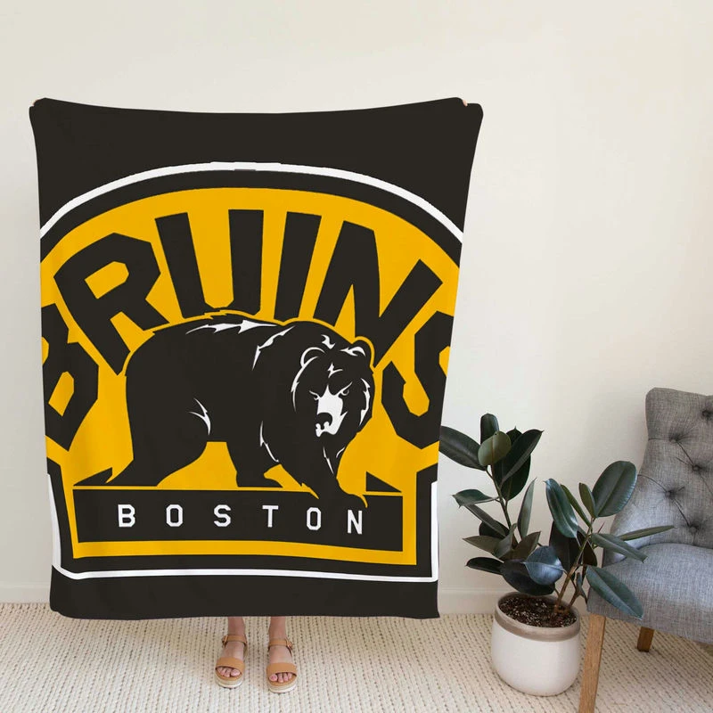 Boston Br Popular NHL Ice Hockey Team Fleece Blanket