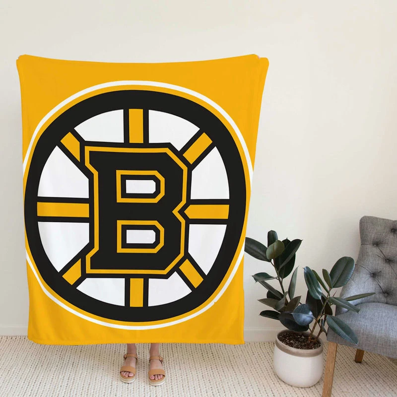 Boston Br Prsional NHL Ice Hockey Team Fleece Blanket