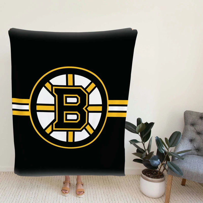 Boston Br Top Ranked NHL Ice Hockey Team Fleece Blanket