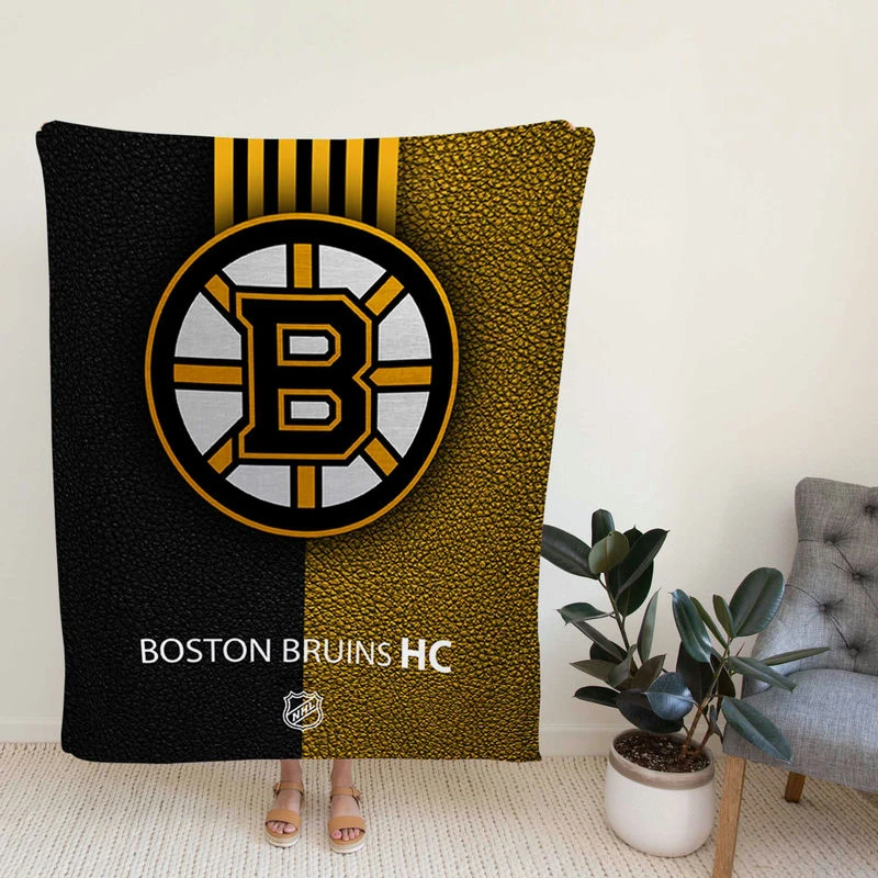 Boston Br Excellent NHL Ice Hockey Team America Fleece Blanket