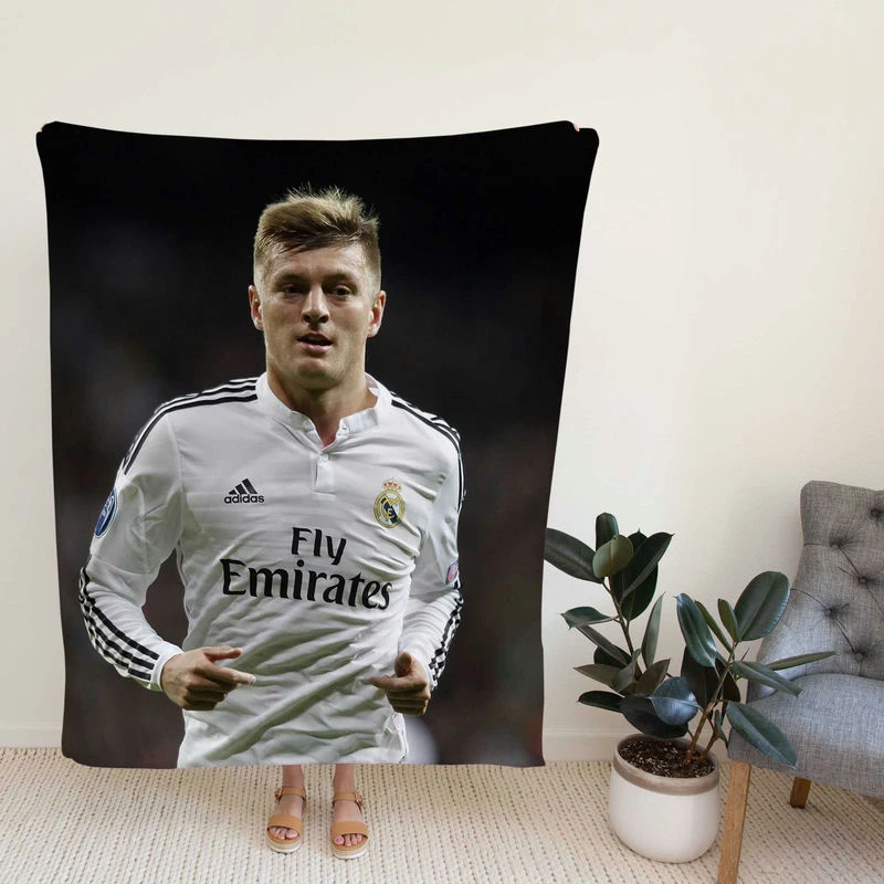 Toni K UEFA Champ League Football Player Fleece Blanket