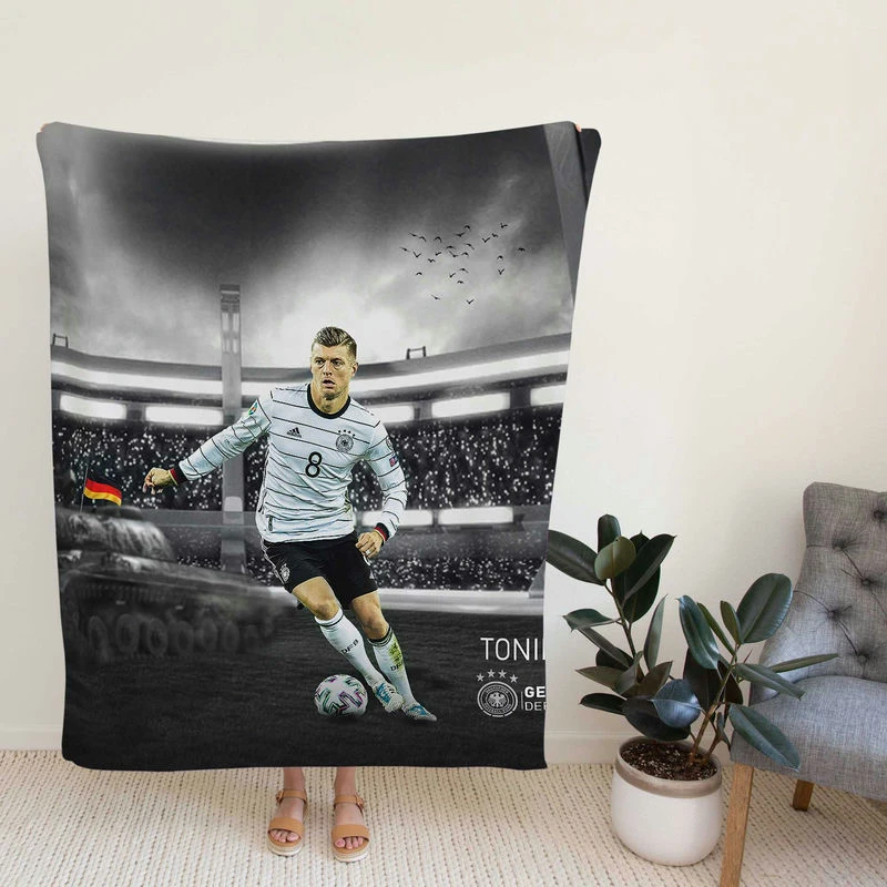 Germany Football Player Toni K Fleece Blanket