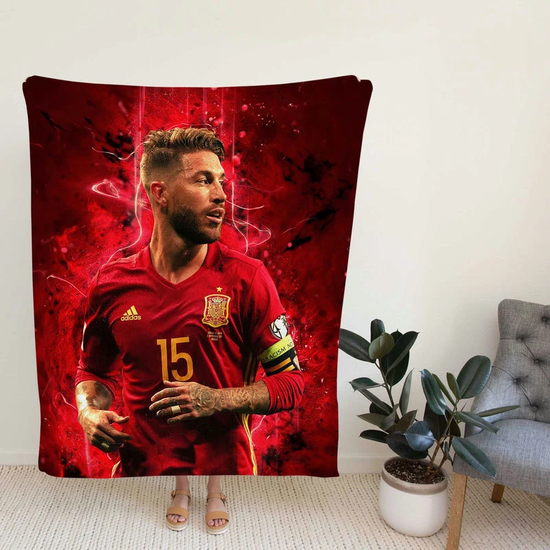 Sergio R Prsionph Footballer Fleece Blanket