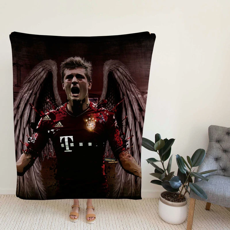 Bayern Munich Football Player Toni K Fleece Blanket