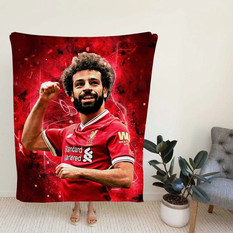 Mohamalah Ethical Football Player Fleece Blanket