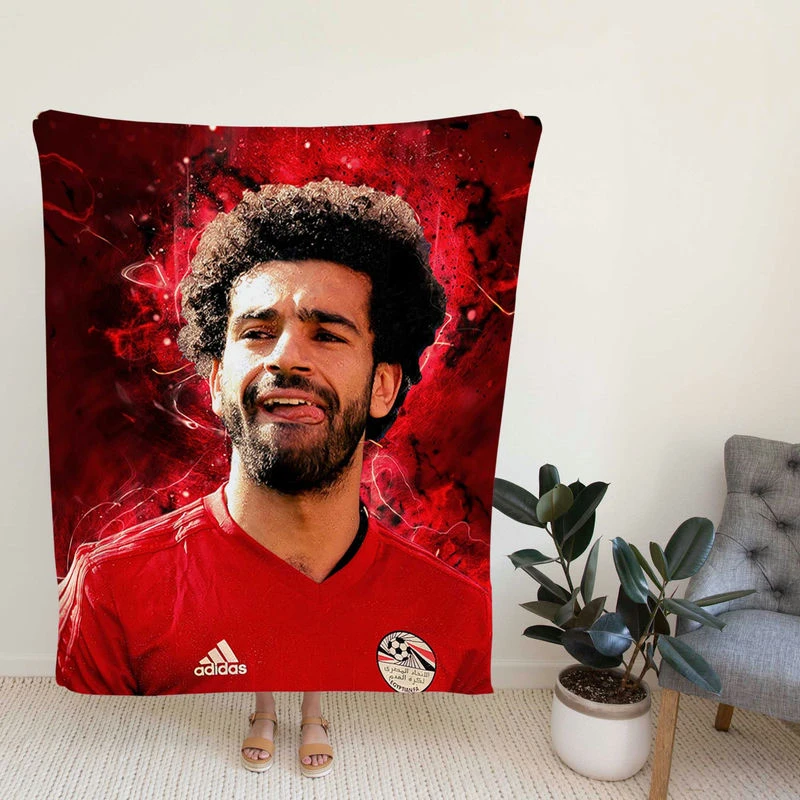 Mohamalah FIFA World Cup Footballer Fleece Blanket