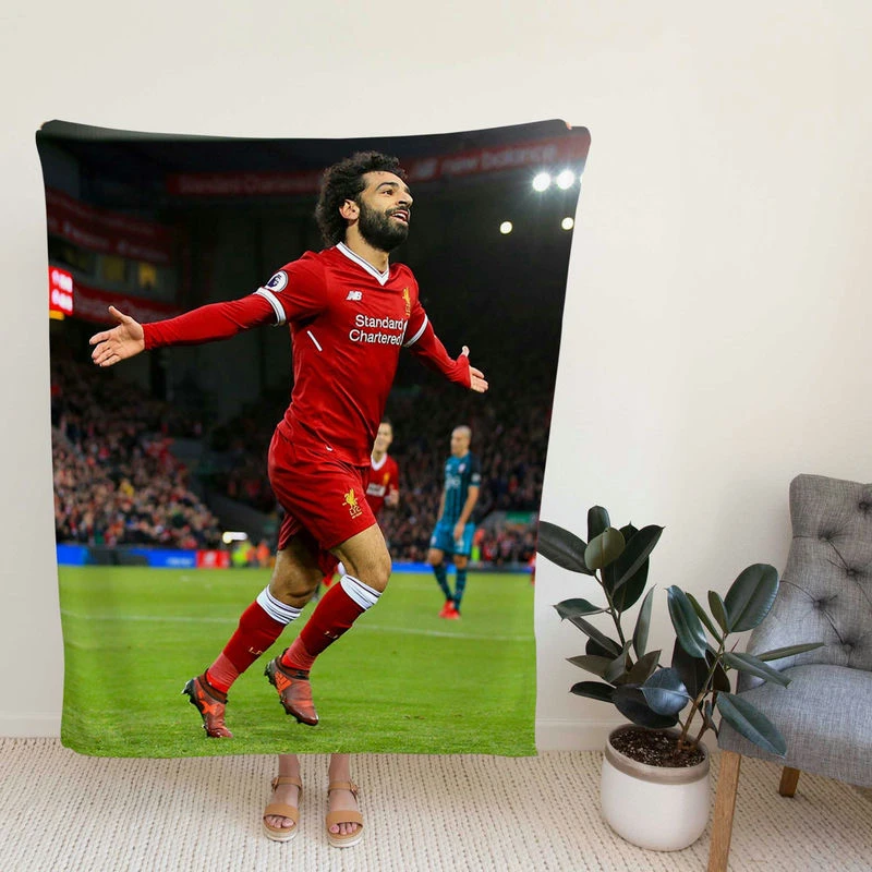 Mohamalah FIFA Club World Cup Football Player Fleece Blanket