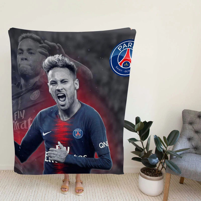 EnergetiG Football Player Neymar Fleece Blanket