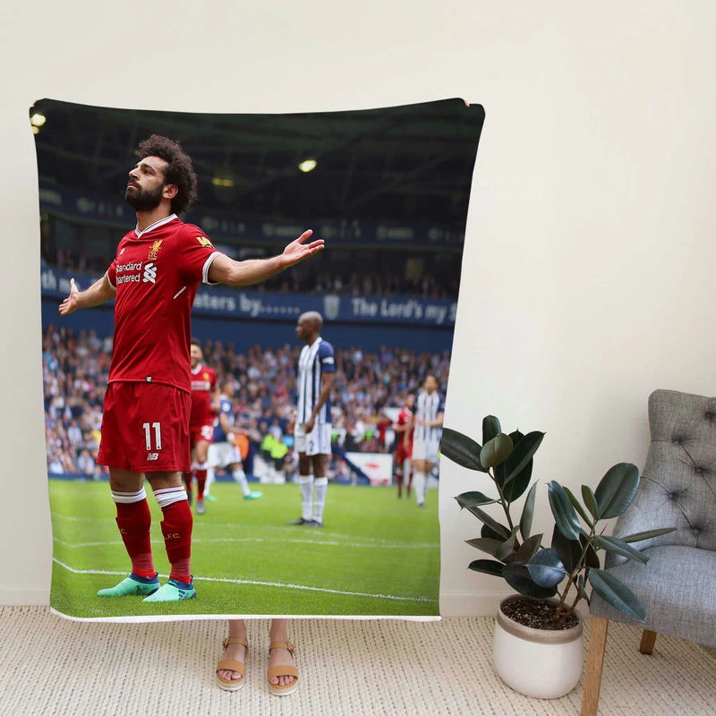 Mohamalah Celebrated Football Player Fleece Blanket