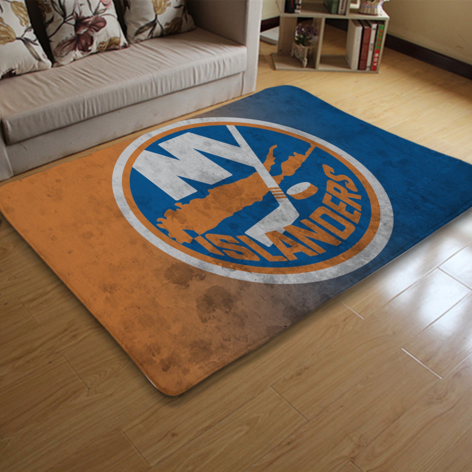 New Yorkislanders Hockey League Carpet Living Room Bedroom Mats Kitchen Bathroom Rugs