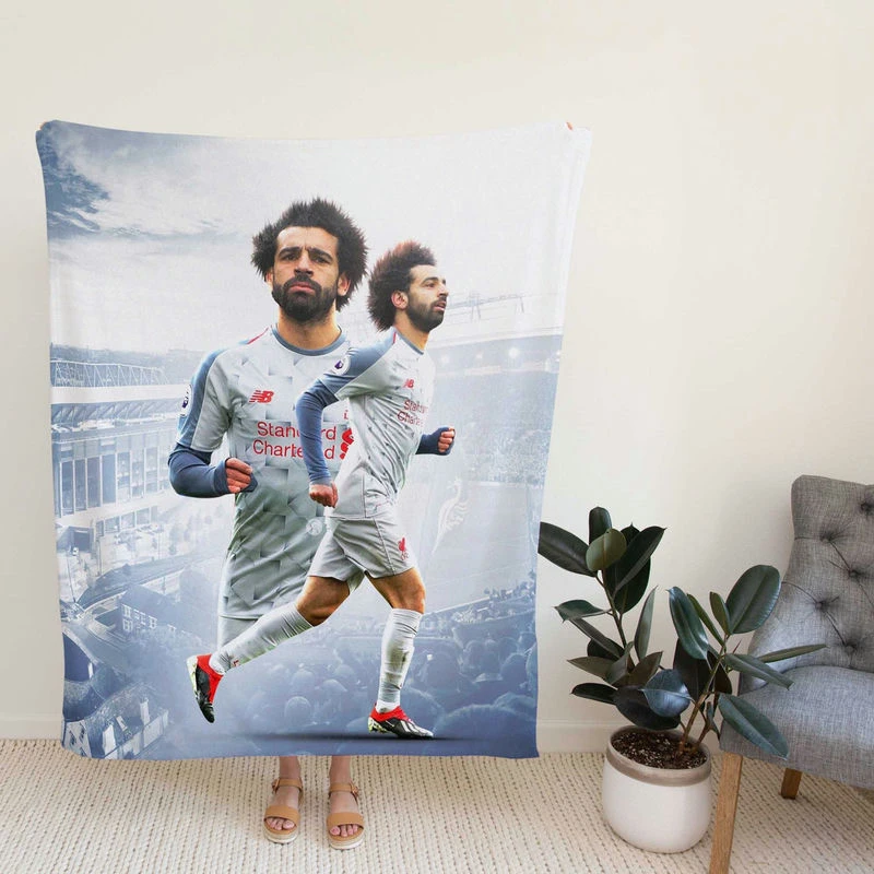 Premier League Footballer Mohamalah Fleece Blanket