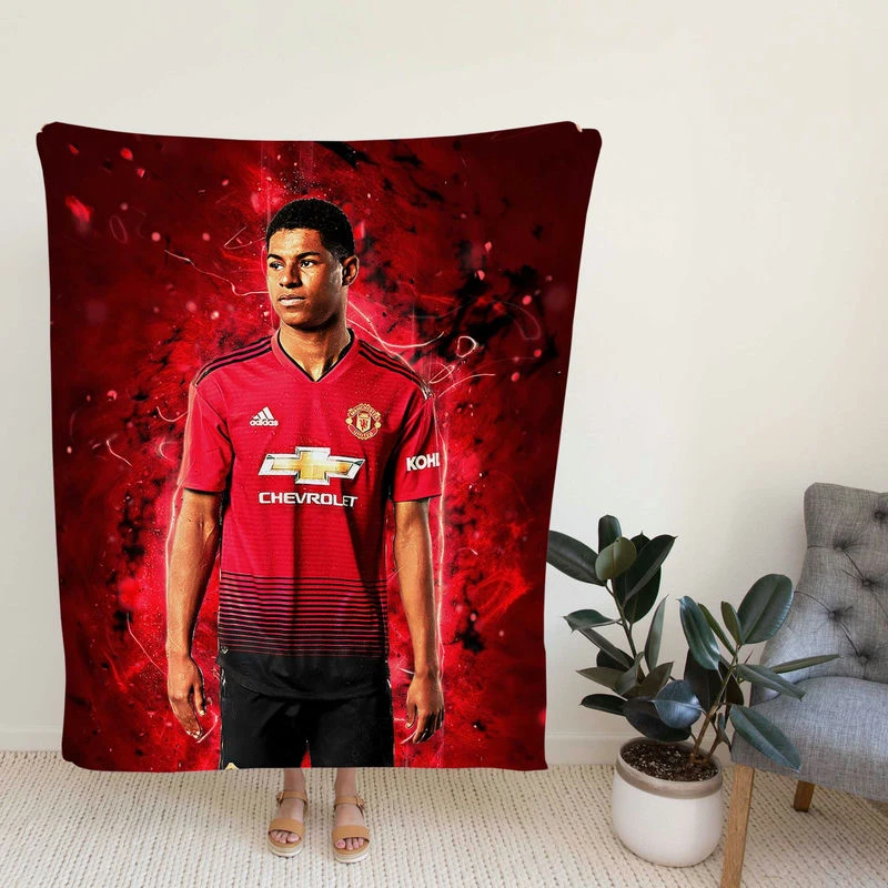 UEFA Cup Win Cup Footballer Mahford Fleece Blanket