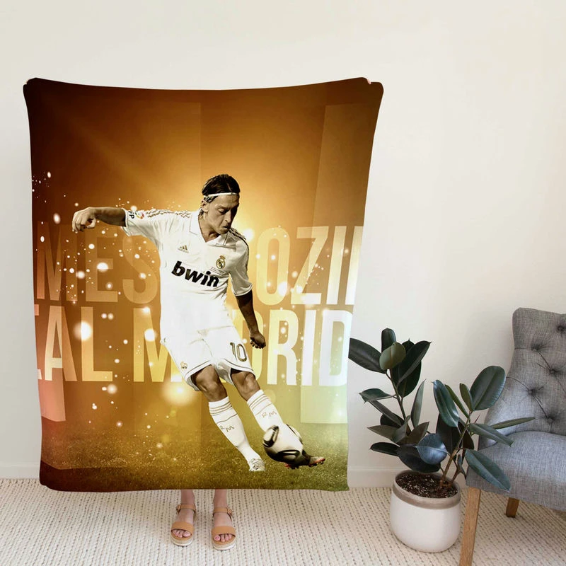 Mesut Ozph Real Madrid Footballer Fleece Blanket