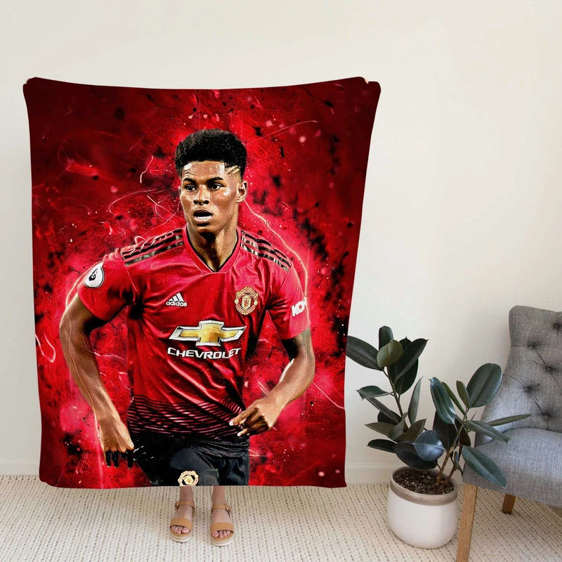 Mahford UEuper Cup Football Player Fleece Blanket