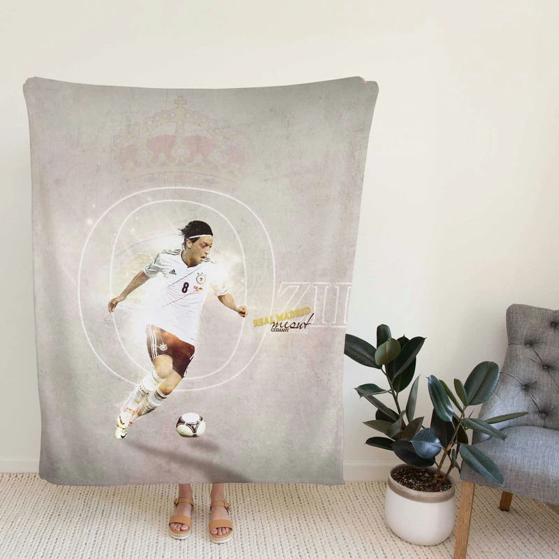 Mesut Ozil Germany Football Player Fleece Blanket