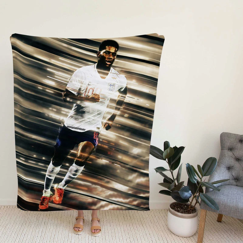 Mahford Enh Football Player Fleece Blanket
