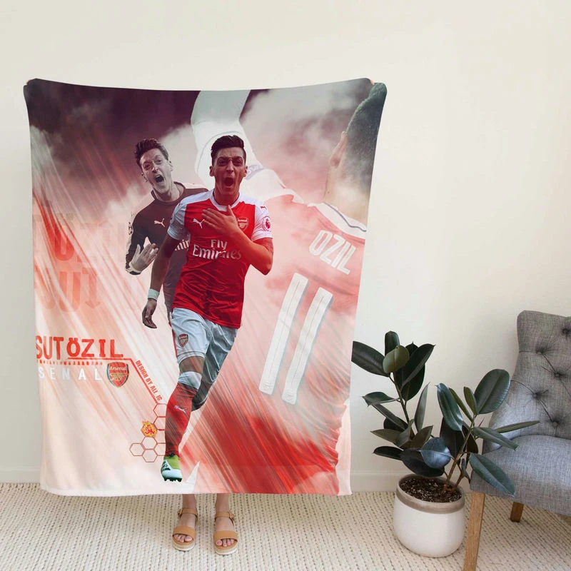 Mesut Ozil Fed Football Player Fleece Blanket