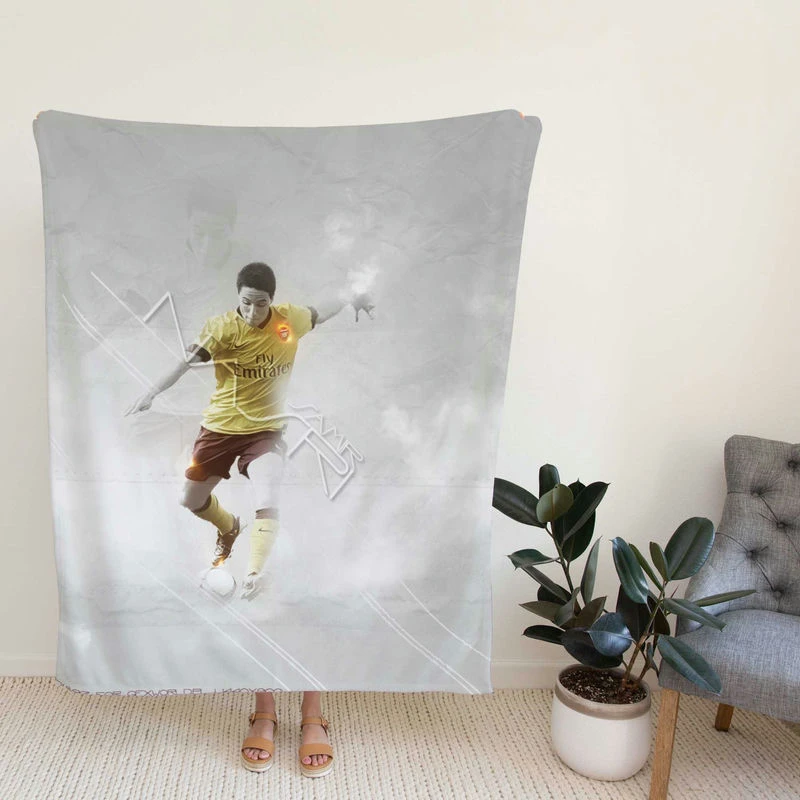 Samirri Football Player Fleece Blanket