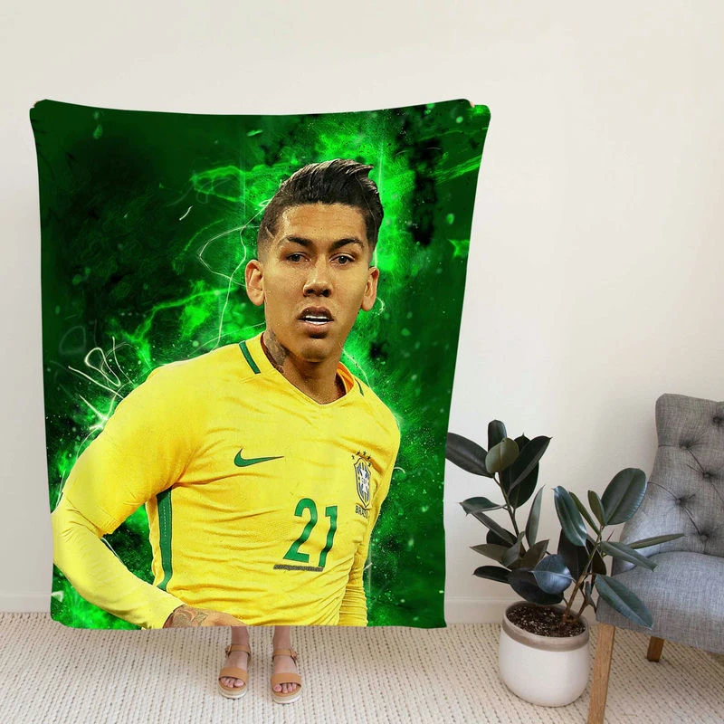 Fed Football Player Roberto Firmino Fleece Blanket