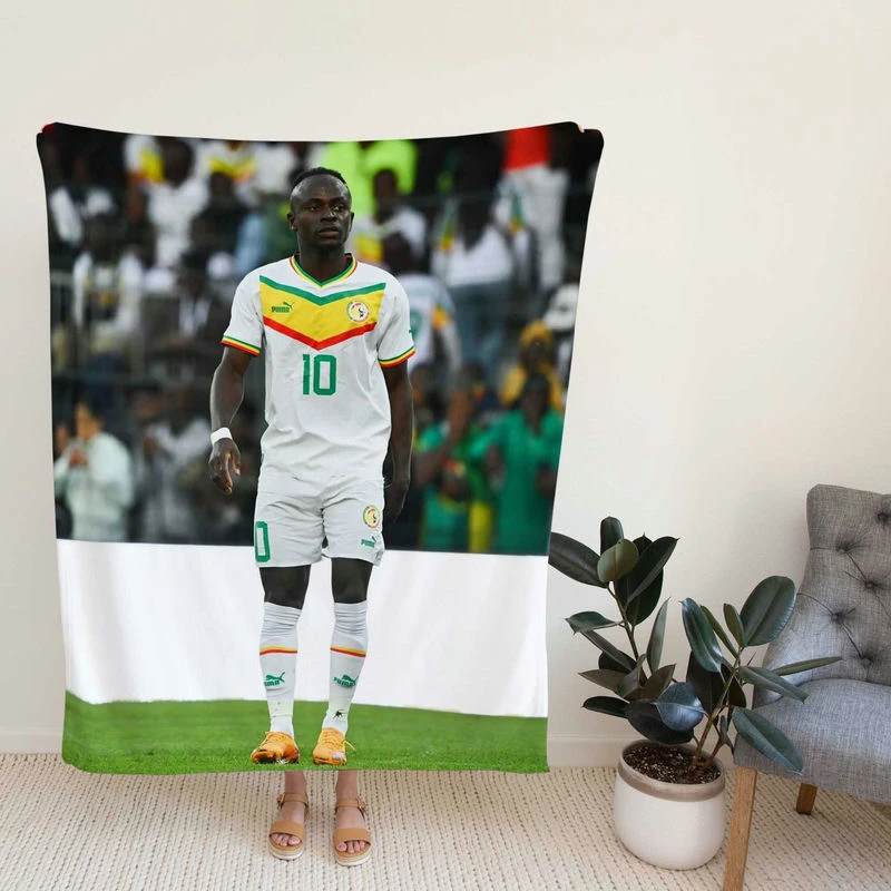 Sadio Mane eniastic Football Fleece Blanket