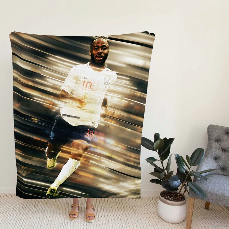 Raheterlingpirational Enh Football Fleece Blanket