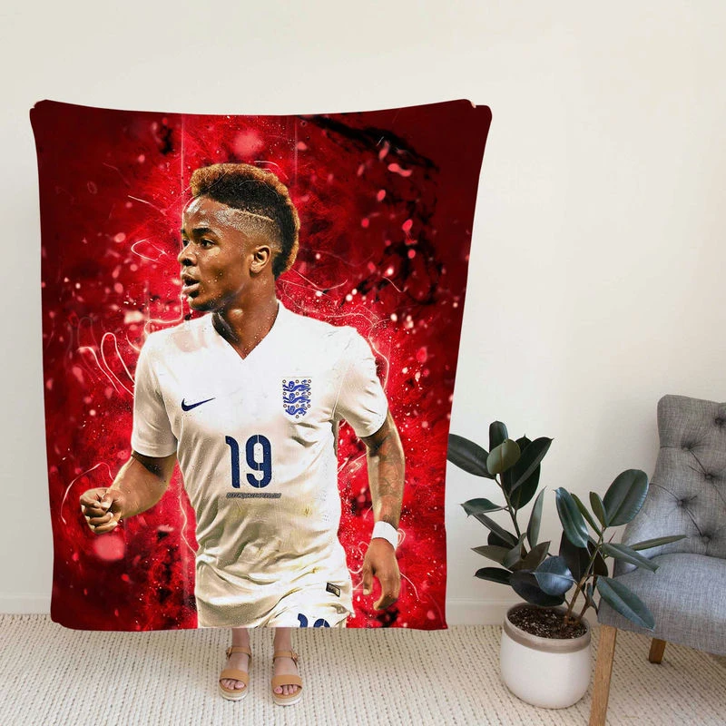 Powerful Football Raheterling Fleece Blanket