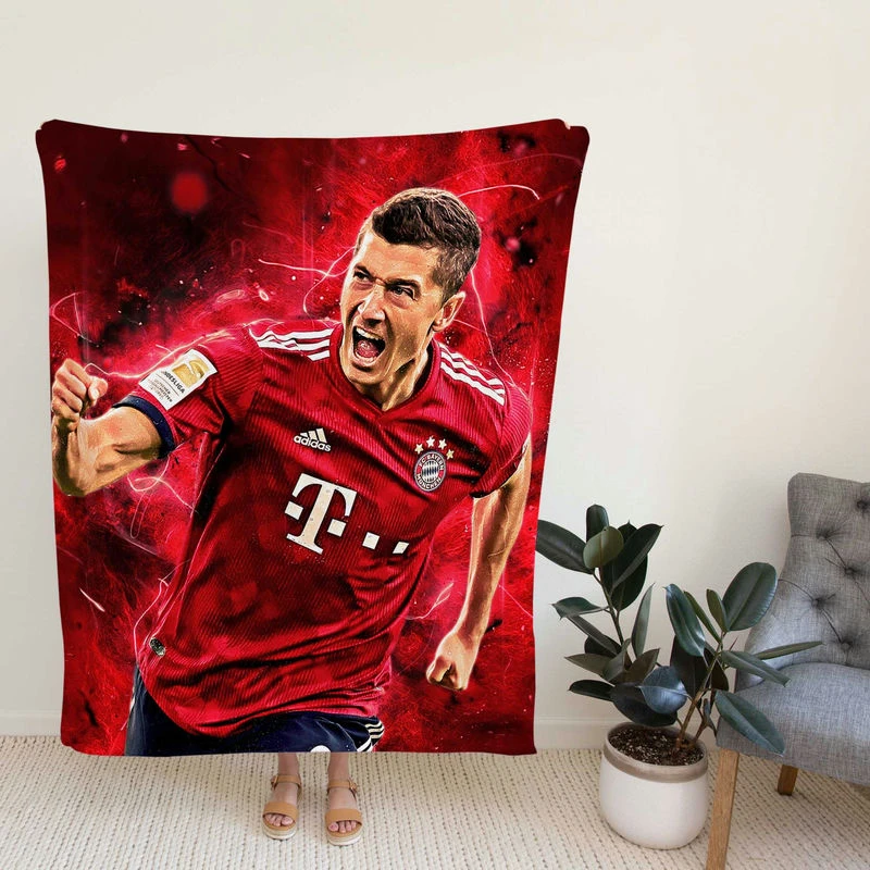 Robert Lewanki Fed Football Player Fleece Blanket