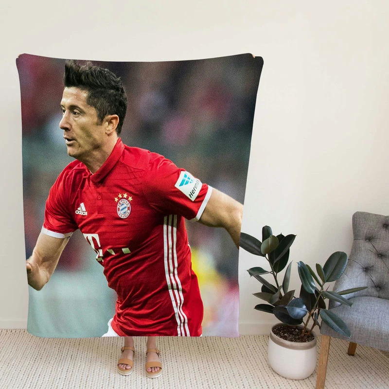 Ethical Football Player Robert Lewanki Fleece Blanket