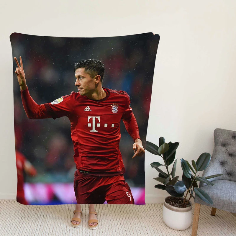 Lewanki UEFA Champ League Footballer Fleece Blanket