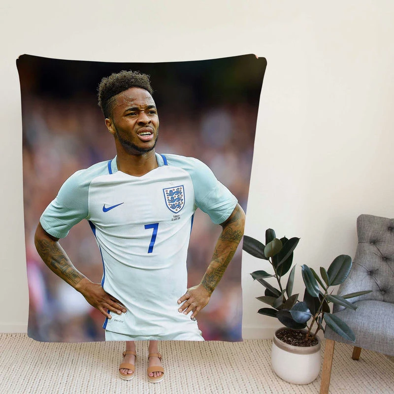 Top Ranked England Football Raheterling Fleece Blanket
