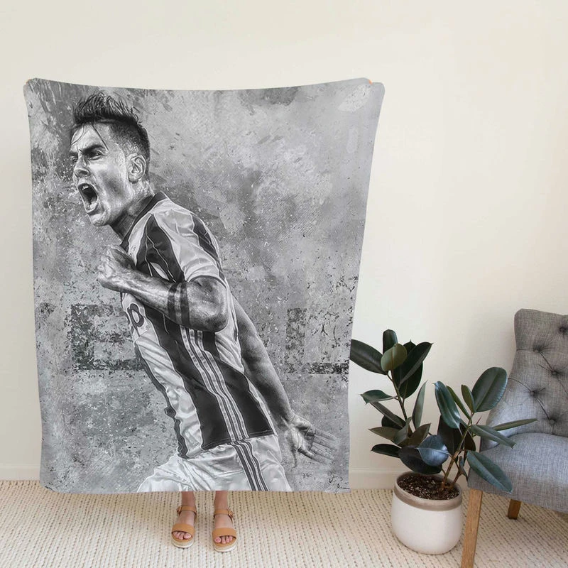 Paulo Bruno Dybala fed Football Player Fleece Blanket