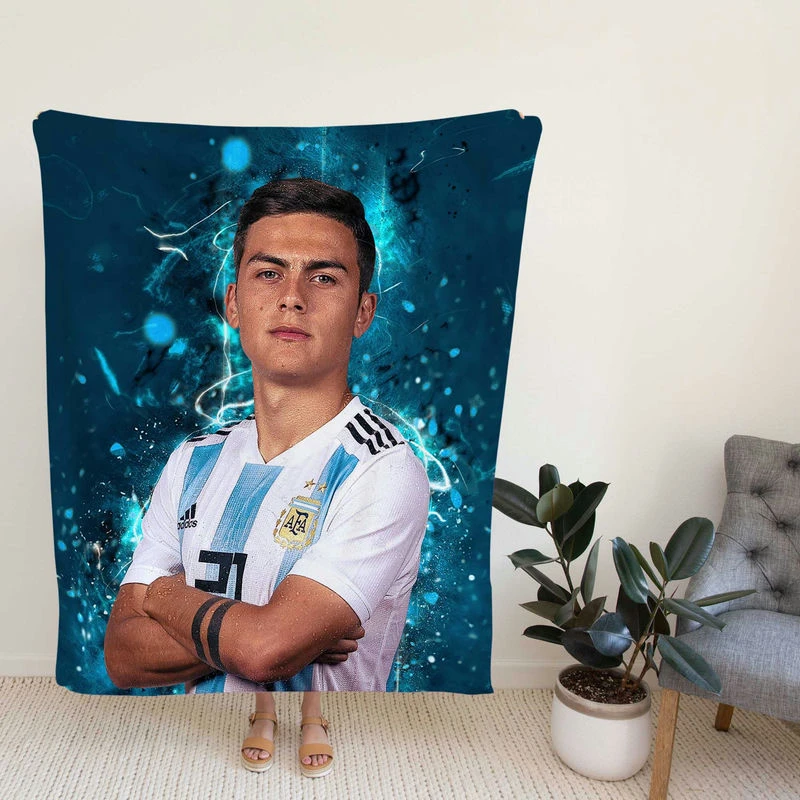 Paulo Bruno Dybalatling Footballer Player Fleece Blanket